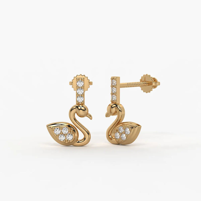 Cygnelle Serenique Swan Drop Earrings