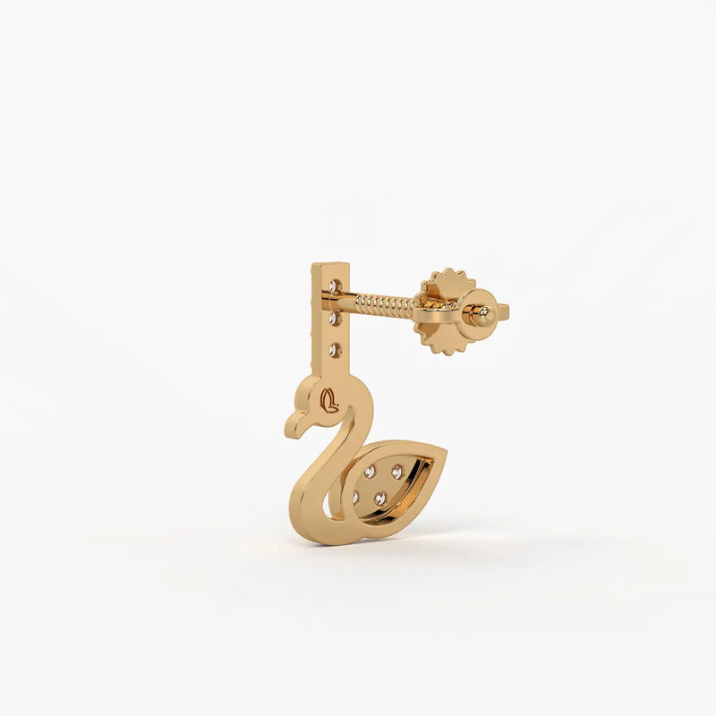 Cygnelle Serenique Swan Drop Earrings