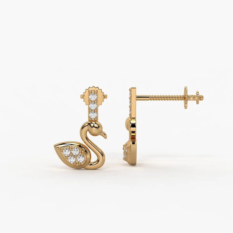 Cygnelle Serenique Swan Drop Earrings