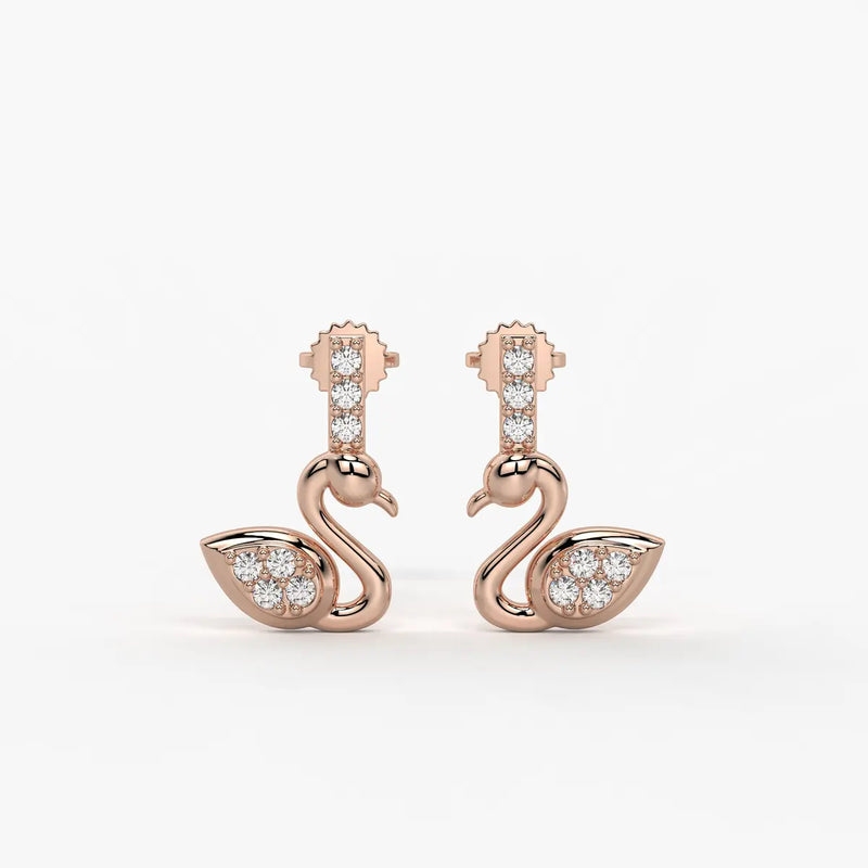 Cygnelle Serenique Swan Drop Earrings