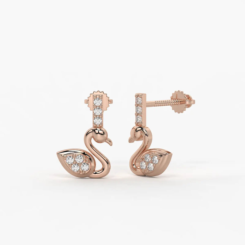 Cygnelle Serenique Swan Drop Earrings
