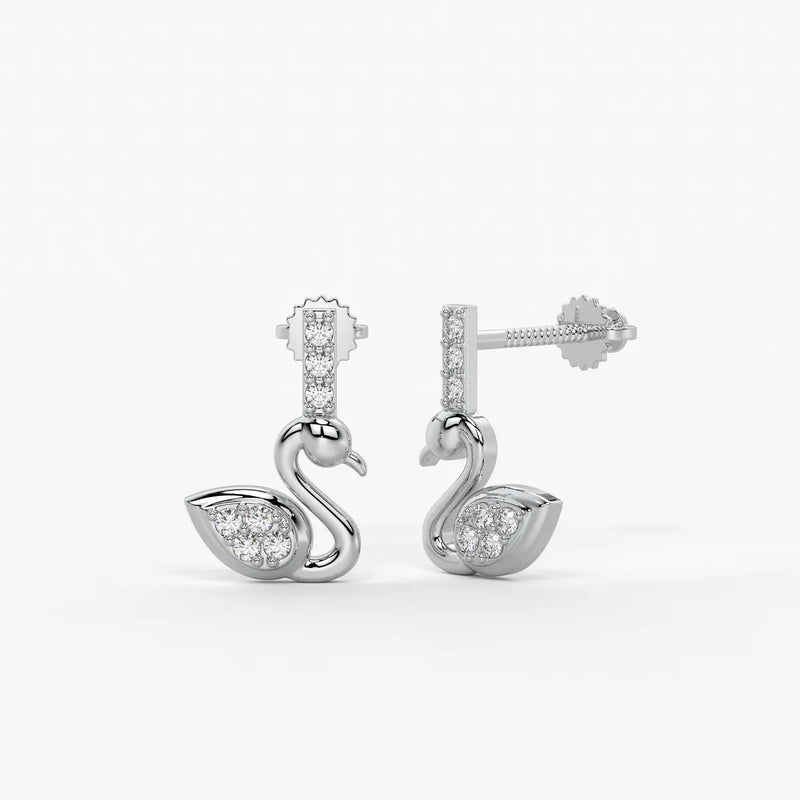 Cygnelle Serenique Swan Drop Earrings