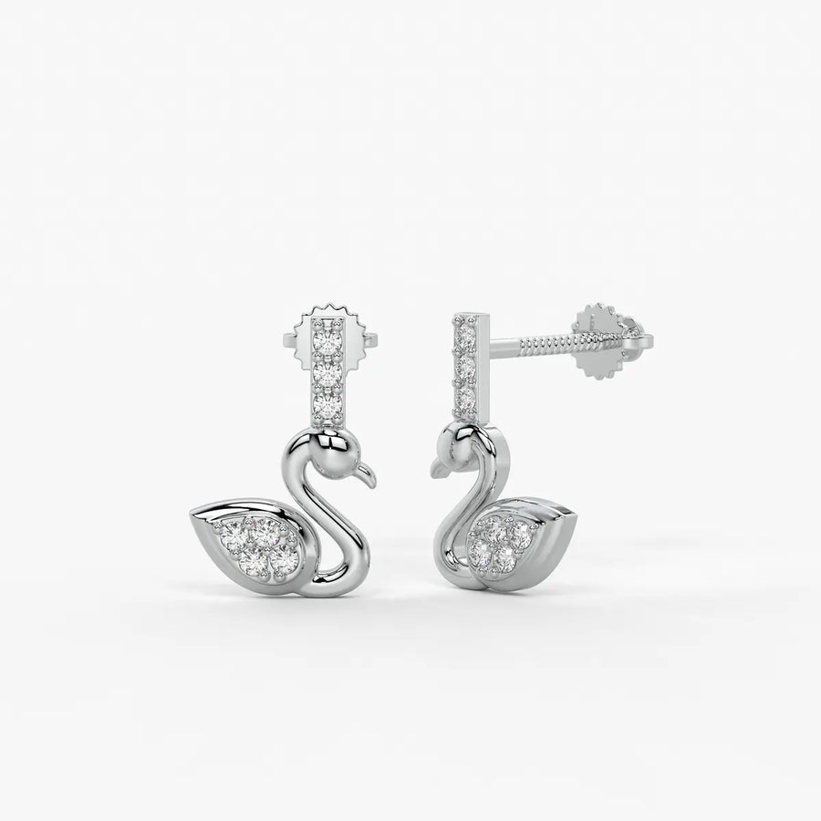 Cygnelle Serenique Swan Drop Earrings