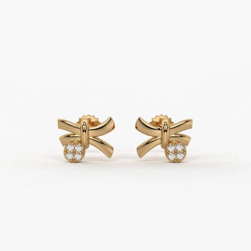 Zyvora Knotique Spark Stud Earrings