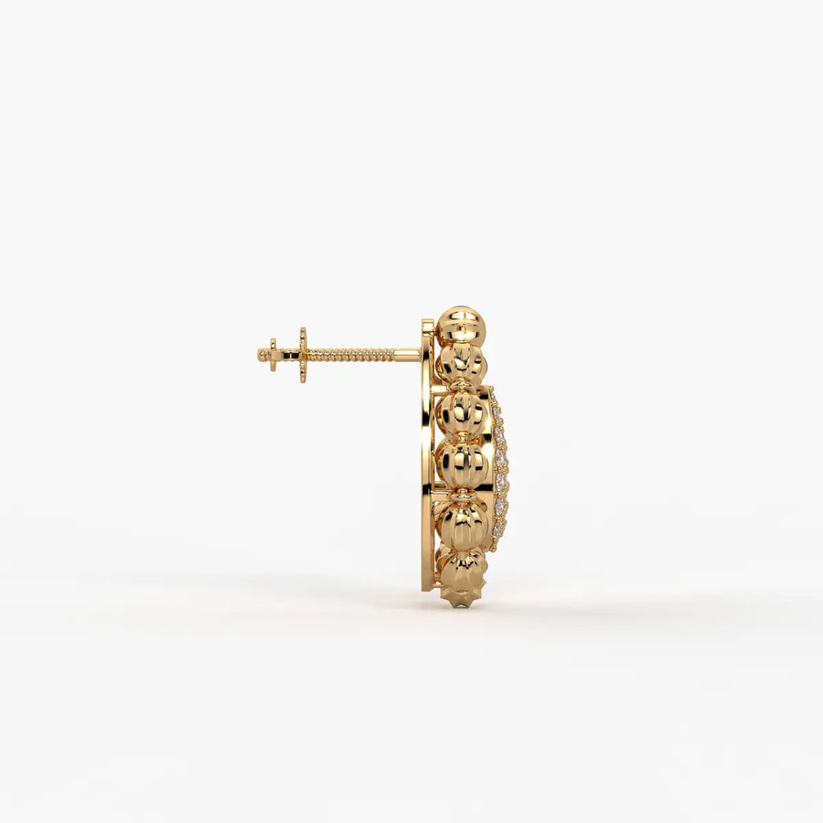 Aarvya Bloom Teardrop Earrings
