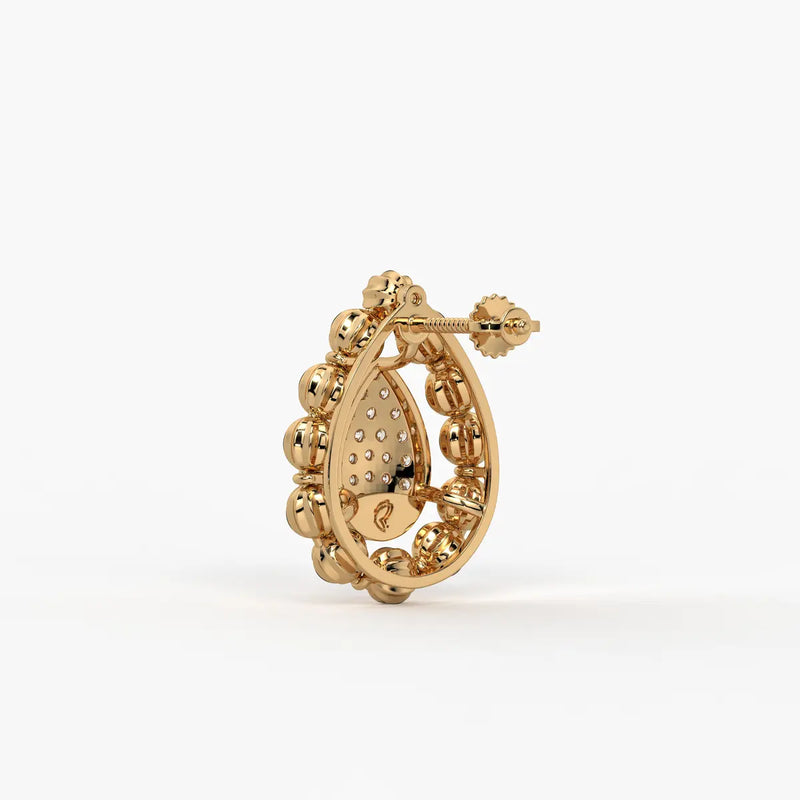 Aarvya Bloom Teardrop Earrings