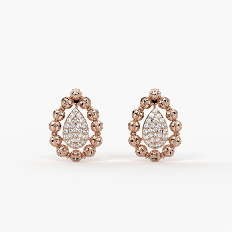 Aarvya Bloom Teardrop Earrings