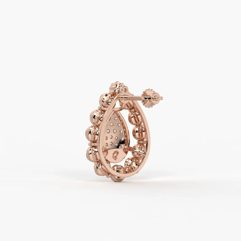 Aarvya Bloom Teardrop Earrings