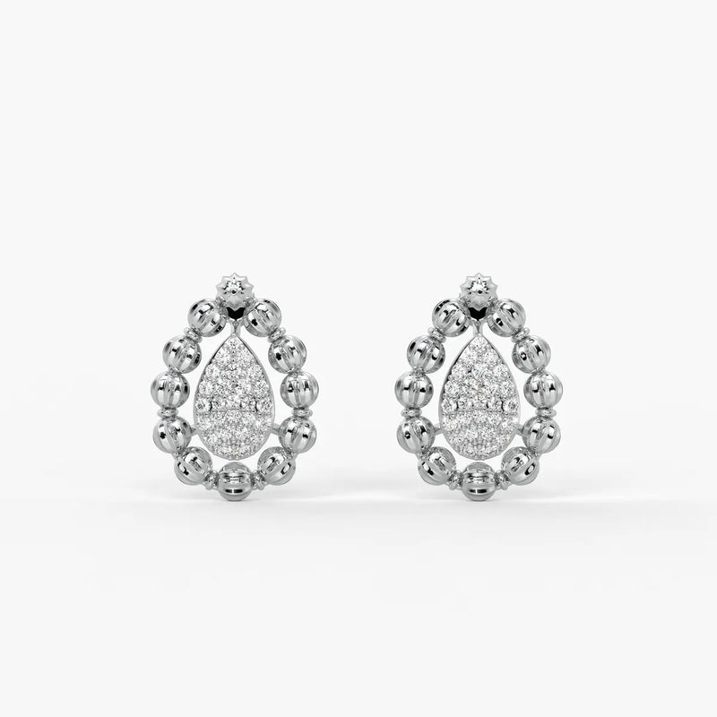 Aarvya Bloom Teardrop Earrings