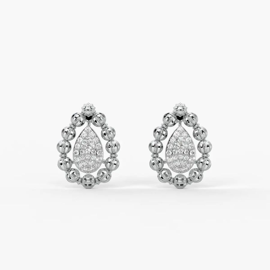 Aarvya Bloom Teardrop Earrings