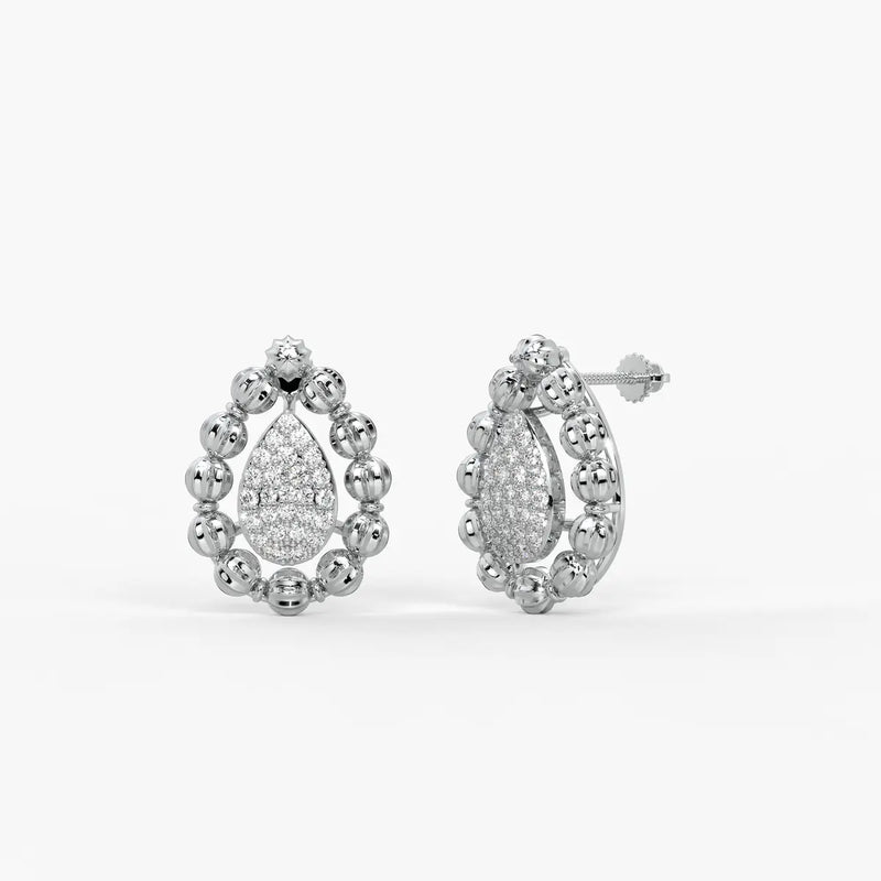 Aarvya Bloom Teardrop Earrings