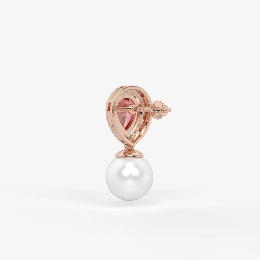 Aurevia Dewdrop Halo Earrings